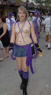 Body Painting 2008 photo - Duval Street, Key West